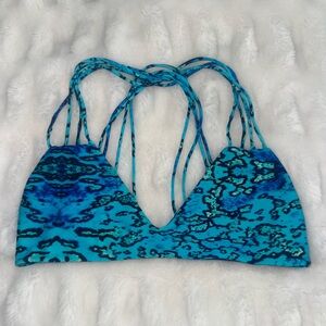 NEW Mikoh Banyans Strappy Bikini Top - Large